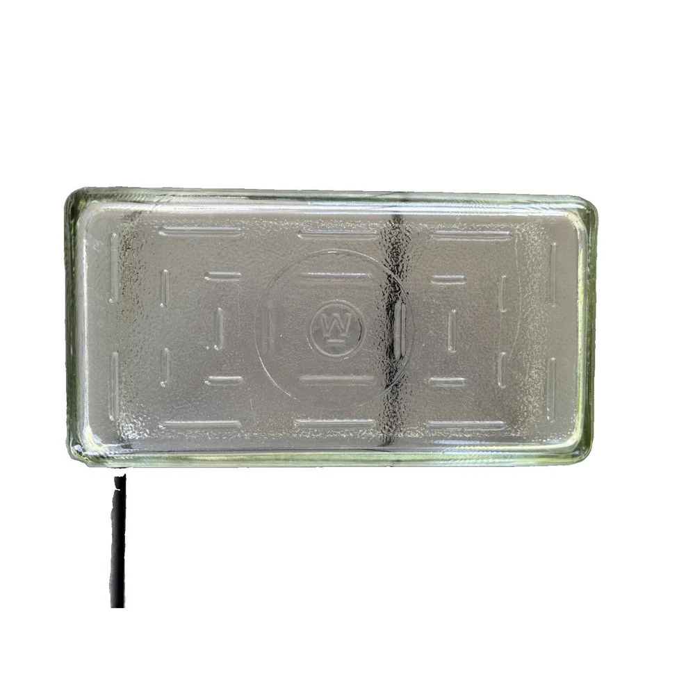 Vintage Westinghouse Clear Glass Refrigerator Box Loaf Pan Dish With Lid